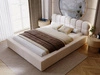 Polsterbett mit Bettkasten und Lattenrost 120x200 Plaza Beige