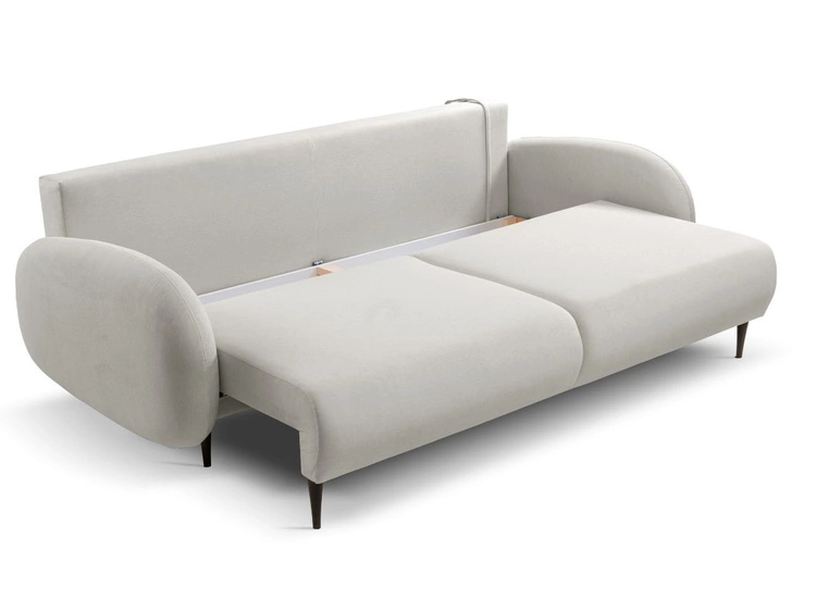 Schlafsofa mit Bettfunktion und Bettkasten Alta Beige