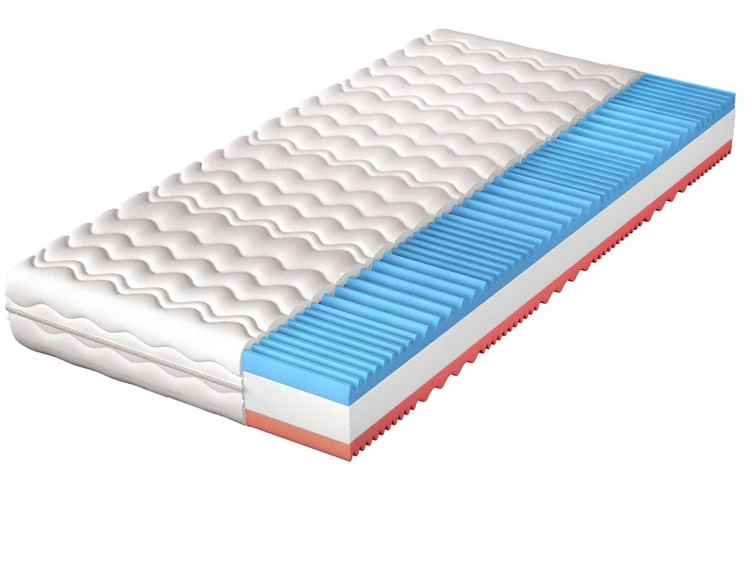 Schaumstoffmatratze mit profiliertem Schaum Nube 90x200