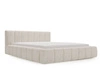 Polsterbett mit Bettkasten und Lattenrost 120x200 Orio Beige
