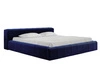 Polsterbett mit Bettkasten und Lattenrost 160x200 Lipari Blau
