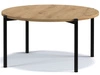 Runder Couchtisch Sevilla 84 cm Braun
