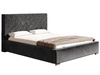 Polsterbett mit Bettkasten und Lattenrost 180x200 Tonale Dunkelgrau