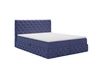 Boxspringbett mit Bettkasten 120x200 Canolo Dunkelblau