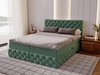 Boxspringbett mit Bettkasten 120x200 Canolo Grün