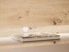 Hänge TV-Schrank 90 cm für Wohnzimmer mit LED-Beleuchtung Aurelie Artisan Eiche