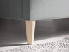 Polsterbett mit Lattenrost 120x200 Luxe Grau
