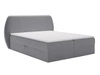 Boxspringbett mit Bettkasten 120x200 Bogota Dunkelgrau