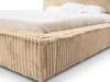 Polsterbett mit Bettkasten und Lattenrost 140x200 Lago Beige