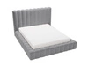 Polsterbett mit Bettkasten und Lattenrost 180x200 Rotto Grau