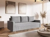 Schlafsofa mit Bettfunktion und Bettkasten Castelo Grau