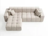 Ecksofa L-Form Links Moderne Ecksofa Loopo Beige