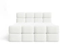 Boxspringbett mit Bettkasten 120x200 Rivon Creme