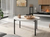 Runder Couchtisch Sevilla 84 cm Weiß Matt