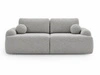 Sofa mit Schlaffunktion und Bettkasten Aurio Grau