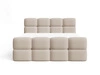 Boxspringbett mit Bettkasten 180x200 Rivon Beige