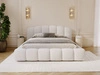 Polsterbett mit Stauraum und Lattenrost 140x200 Cloud Soft Beige