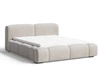 Polsterbett mit Bettkasten und Lattenrost 120x200 Aubi Beige