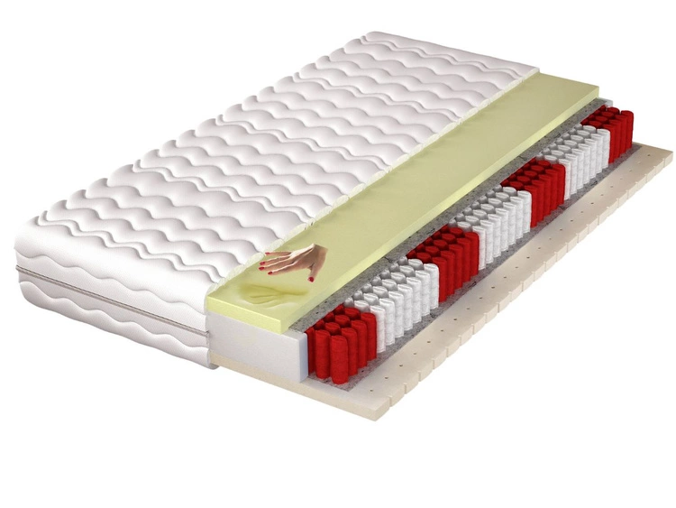 Taschenfederkernmatratze Multipocket mit Viscoschaum und Latex Vilo 160x200