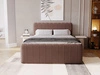 Boxspringbett mit Bettkasten 120x200 Osteno Braun