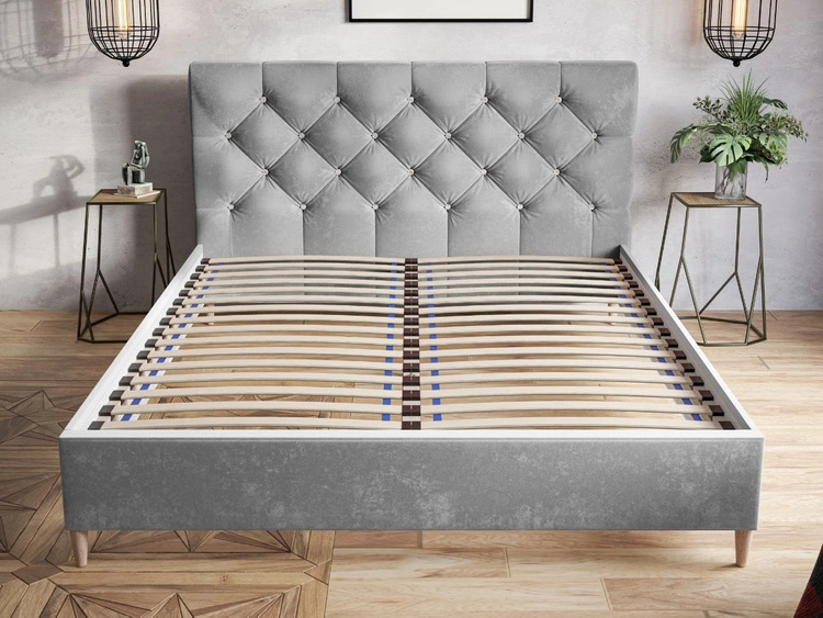 Polsterbett mit Lattenrost 160x200 Tril Beige
