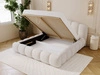 Polsterbett mit Stauraum und Lattenrost 140x200 Cloud Soft Beige