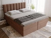 Boxspringbett mit Bettkasten 180x200 Mocca Braun