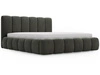 Polsterbett Ohne Bettkasten mit Lattenrost 140x200 Cloud Dunkelgrau