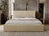 Polsterbett mit Bettkasten und Lattenrost 120x200 Malmo Beige