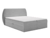 Boxspringbett mit Bettkasten 120x200 Bogota Hellgrau