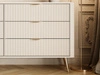 Kommode mit 6 Schubladen Latina Beige