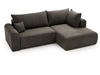 Ecksofa L-Form mit Schlaffunktion und Bettkasten Savana Bis Grau