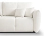 Schlafsofa mit Bettfunktion und Bettkasten Bene Creme