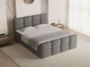Boxspringbett mit Bettkasten 140x200 Rivon Grau