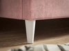 Polsterbett mit Lattenrost 140x200 Fuzi Rosa