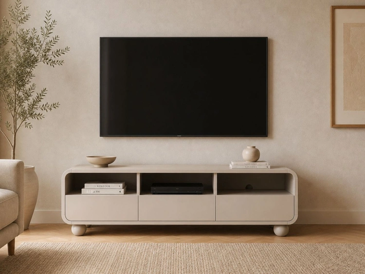 Modernes Wohnzimmer-Möbelset Soffio Kaschmir
