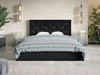 Polsterbett mit Bettkasten und Lattenrost 160x200 Salento Schwarz