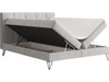 Boxspringbett mit Bettkasten 180x200 Vendi grau