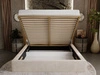Polsterbett mit Bettkasten und Lattenrost 160x200 Apollo Beige