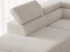 Wohnlandschaft mit Schlaffunktion und Bettkasten Argon Hellbeige