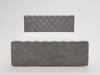Boxspringbett mit Bettkasten 120x200 Lunaris Grau