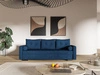Schlafsofa mit Bettfunktion und Bettkasten Pori Dunkelblau