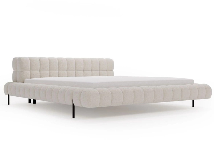 Polsterbett mit Lattenrost 140x200 Imagine Beige