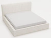 Polsterbett mit Bettkasten und Lattenrost 120x200 Monaco Creme